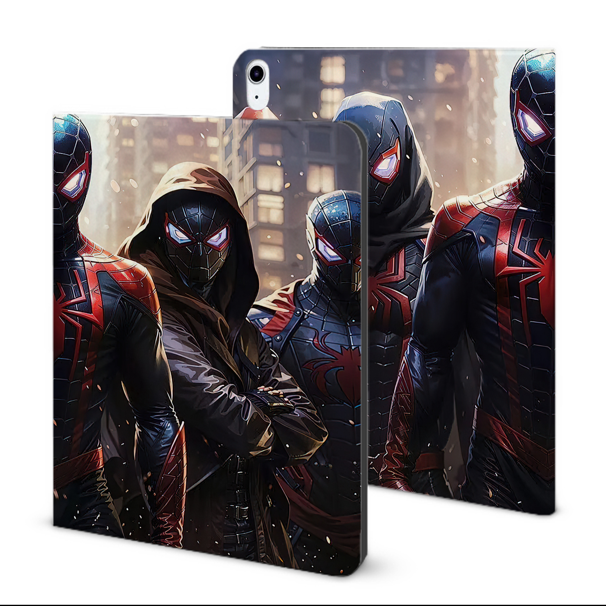 （画像用） アベンジャーズ The Avengers IPad ケース ブック型 PUレザー TPU 耐衝撃 軽量 薄型 ペン収納なし 全面保護 IPad 各モデル対応